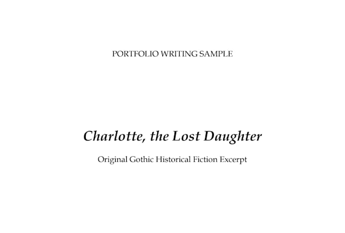 gothic story writing and dark narrative development